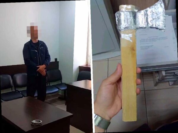 В Сочи арестовали мужчину, угрожавшего бутафорским топором