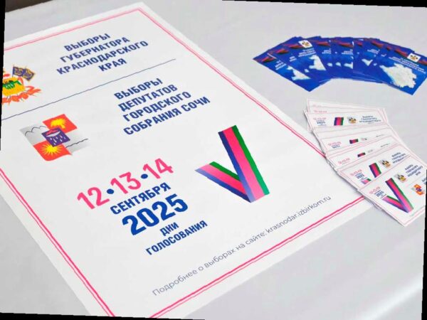 В Сочи начали работу избирательные участки