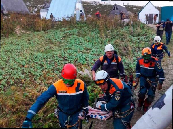 Туриста спасли вертолётом в горах Черкесского перевала