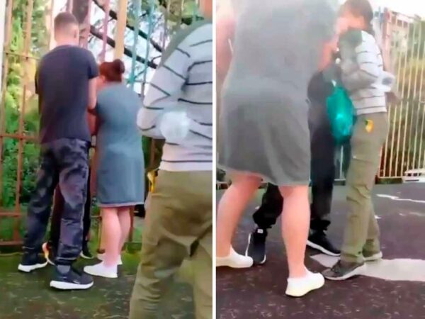 На детской площадке в микрорайоне Бытха в Сочи возник конфликт с участием одной женщины. Она начала ругаться и угрожать подросткам, которые играли на площадке. Из-за этого неспокойного поведения женщины появилась запись в соцсетях, которую заметила полиция.