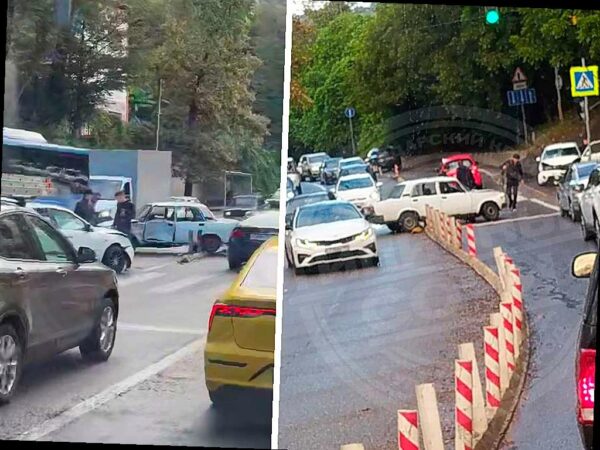 ДТП на спуске с Мамайского перевала в Дагомысе вызвало пробки