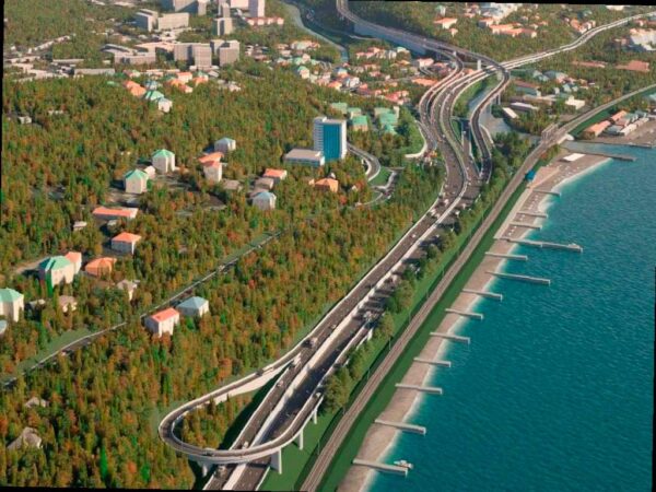 В Сочи начали строительство разворотной петли на обходе Адлера