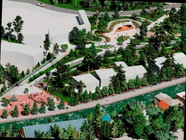 В Сочи сквер на улице Чекменева благоустраивают до конца года