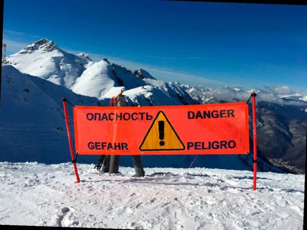 В Сочи предупредили об опасности схода лавин