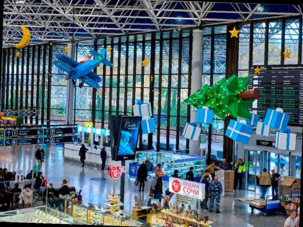 Более 400 тысяч пассажиров ожидают в аэропорту Сочи на Новый год
