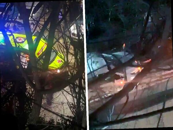 Две машины столкнулись в центре Сочи