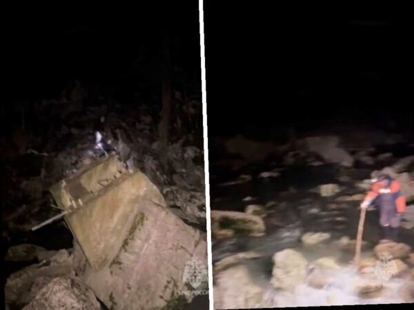 В Сочи спасли троих туристов в Агурском ущелье